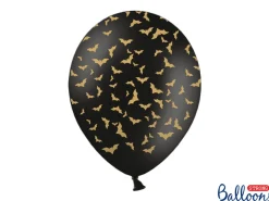 Flaggermus Ballonger Gull og Pastell Svart