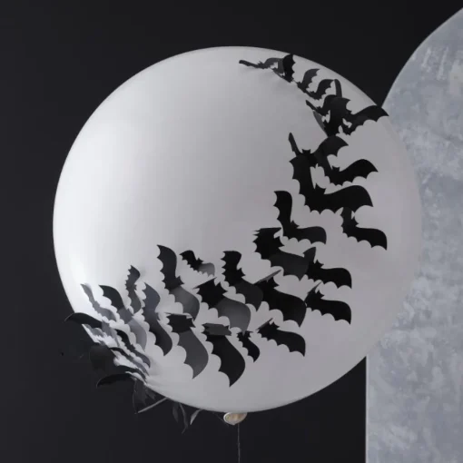 Flaggermus Kjempeballong Hvit