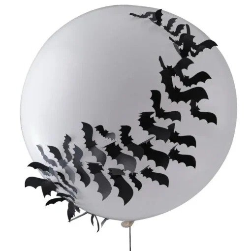 Flaggermus Kjempeballong Hvit