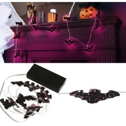 Flaggermus LED Lysslynge Lilla