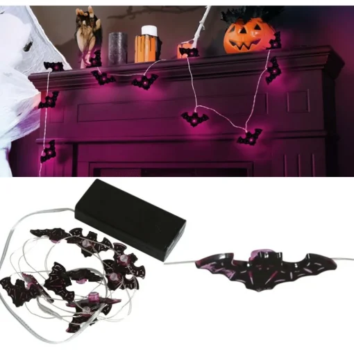 Flaggermus LED Lysslynge Lilla