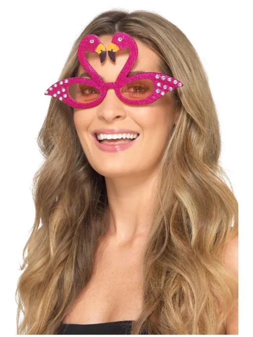Flamingo Glitter Briller