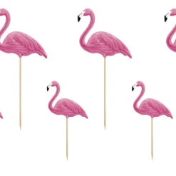 Flamingo Kakepynt