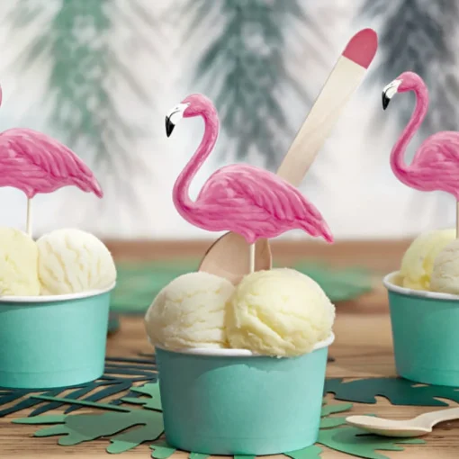 Flamingo Kakepynt
