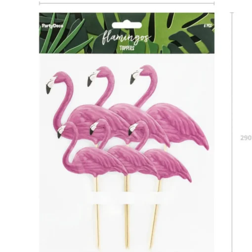 Flamingo Kakepynt