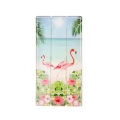 Flamingo Veggpynt Tre Rosa