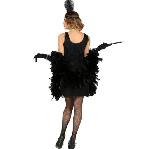 Flapper Kjole Svart