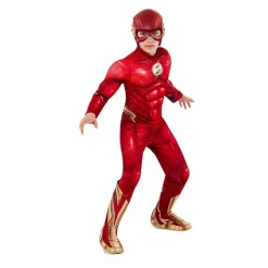 Flash® Metallisk Deluxe Barnekostyme