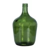 Flaskeformet Glassvase Grønn