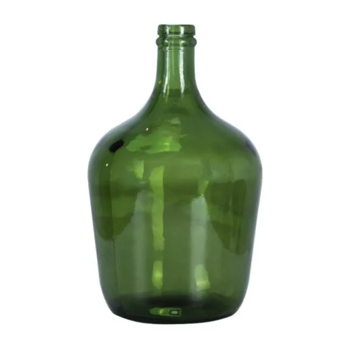 Flaskeformet Glassvase Grønn