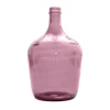 Flaskeformet Glassvase Rosa