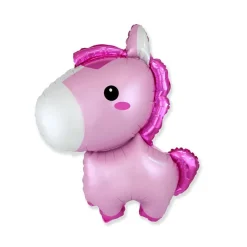 Føll Folieballong Rosa