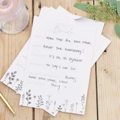 Floral Advice For The Bride Kort