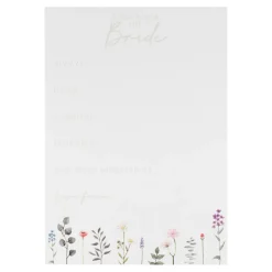 Floral Advice For The Bride Kort