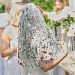 Floral Blomster Brudeslør
