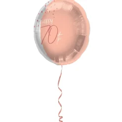 Foileballong 70 År Lyserosa Lush Blush