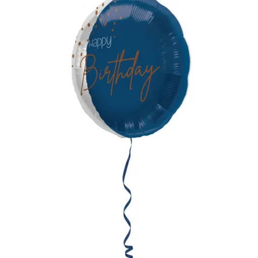 Foileballong Happy Birthday Bursdag Blå True Blue