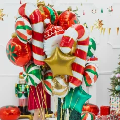 Foileballong Oval Julepynt