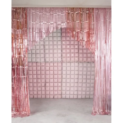 Folieballong Backdrop Lyserosa