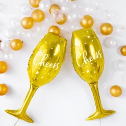 Folieballong Champagneglass