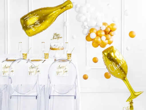 Folieballong Champagneglass