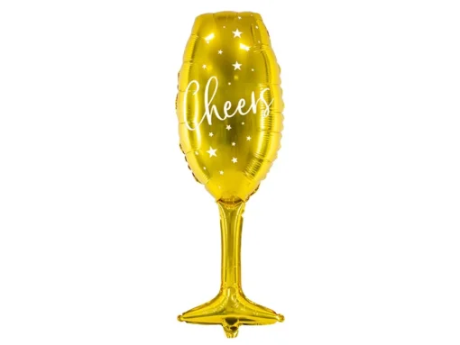 Folieballong Champagneglass