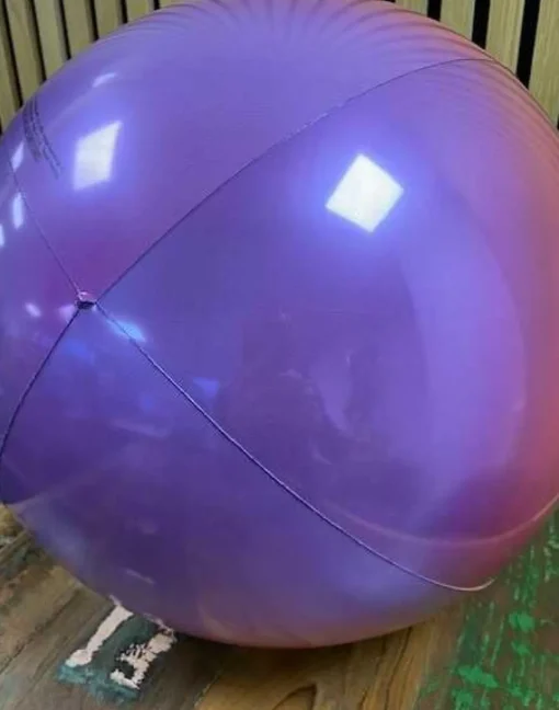 Folieballong Julekule Regnbue