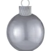 Folieballong Julekule Sølv