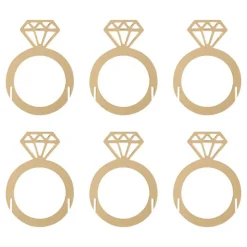 Forlovelsesring Glasspynt