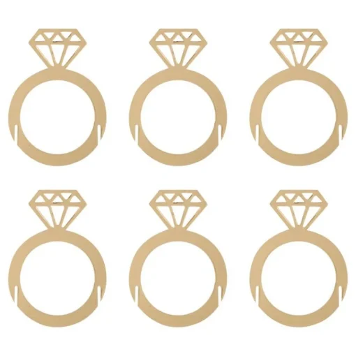 Forlovelsesring Glasspynt