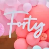 Forty Skilt Hvit