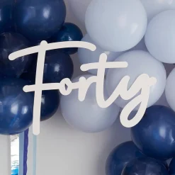 Forty Skilt Hvit