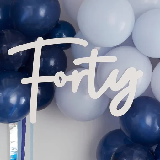 Forty Skilt Hvit