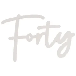Forty Skilt Hvit