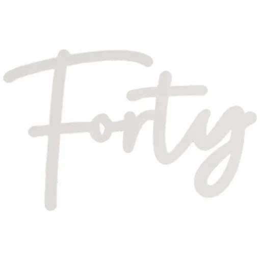 Forty Skilt Hvit