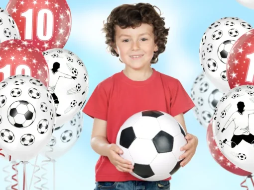 Fotball Ballonger Pastell Hvit