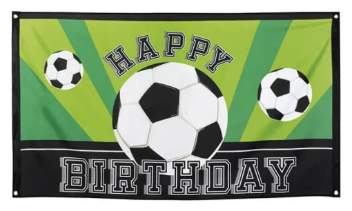 Fotball Happy Birthday Banner