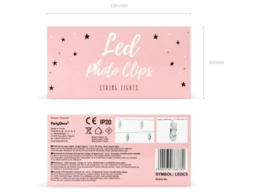 Fotoklyper LED Lyskjede