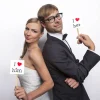 Fotorekvisitter I Love Him/Her