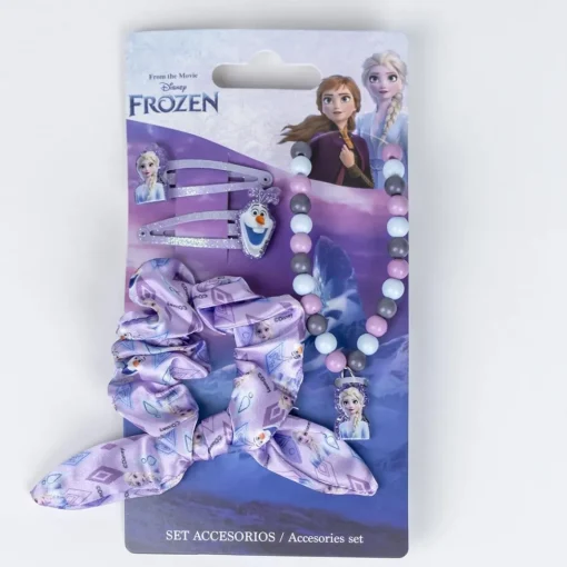 Frost® Hårpynt & Halskjede Sett Lilla