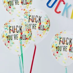 Fuck You're Old Multifarget Konfetti Ballonger
