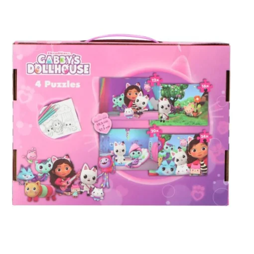 Gabby's Dukkehus® 4-i-1 Puslespill
