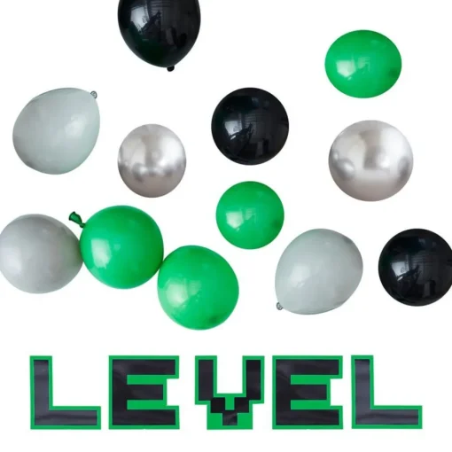 Gamer Bursdag Mosaikk Ballong Mix