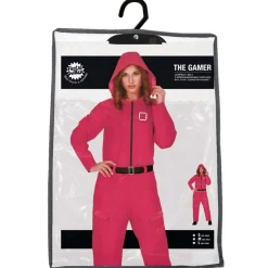 Gamer Spillvakt Kostyme Rosa