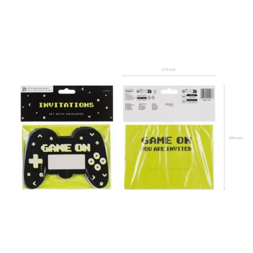 Gaming Controller Invitasjonskort