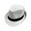 Gangster Hvit Fedora Hatt