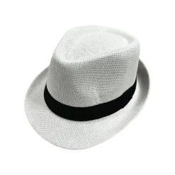 Gangster Hvit Fedora Hatt