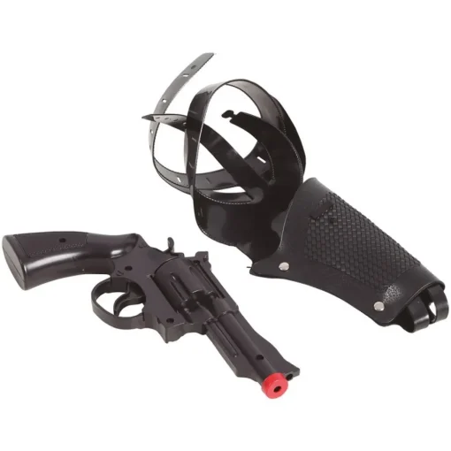 Gangster Lekepistol med Skulderhylster