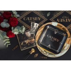 Gatsby Party Papptallerkener