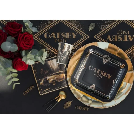 Gatsby Party Papptallerkener